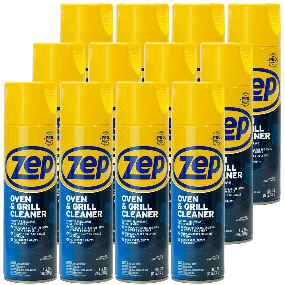 ZEP 19 oz. Heavy-Duty Oven and Grill Cleaner (Case of 12) ZUOVGR19