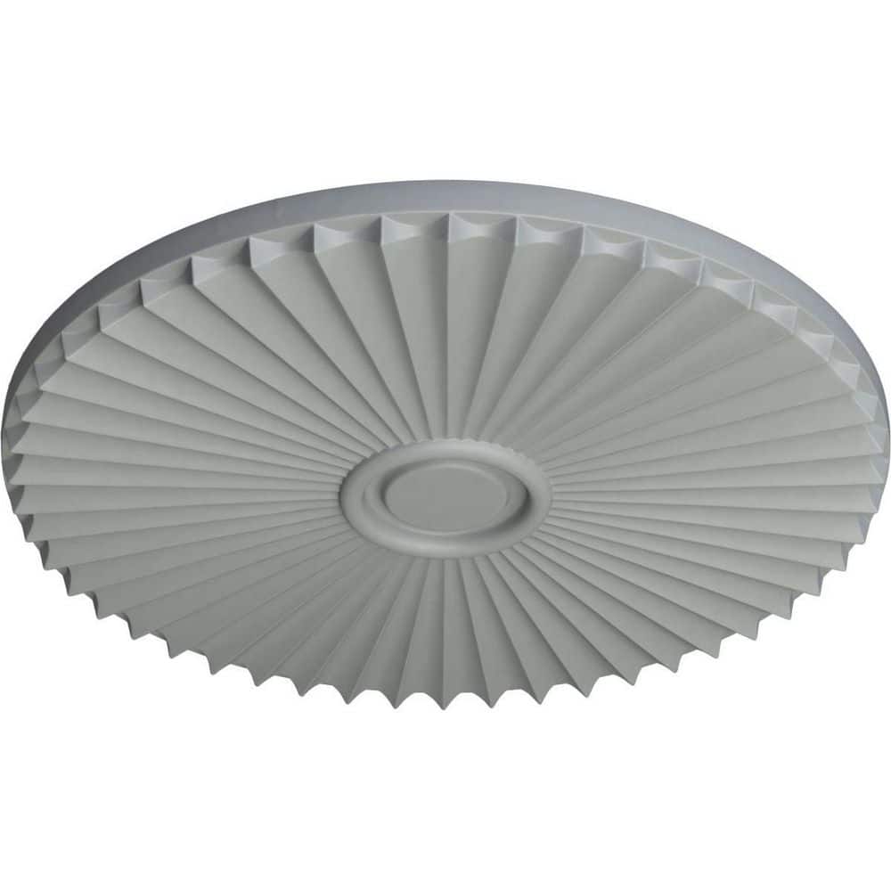 Shakuras 29.5-Inch White Urethane Ceiling Medallion
