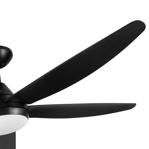 Etokfoks 56 In Intergrated LED Indoor 6-Speed Smart Ceiling Fan