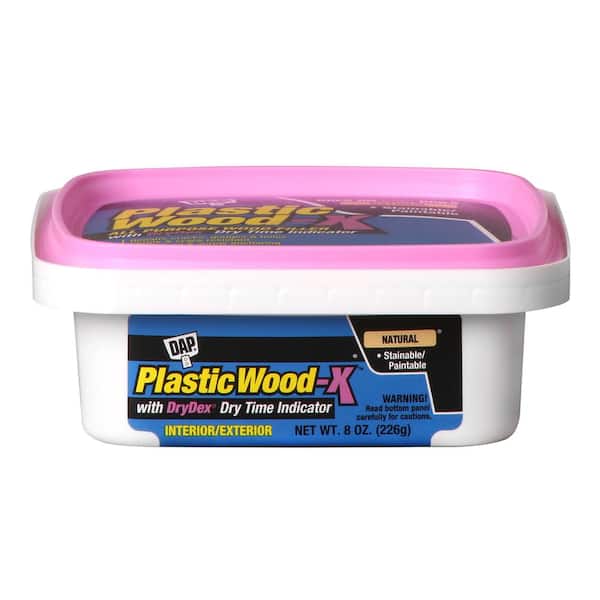 Dap Plastic Wood-X 8 Oz. All Purpose Wood Filler with DryDex Dry Time  Indicator, 1 - Foods Co.