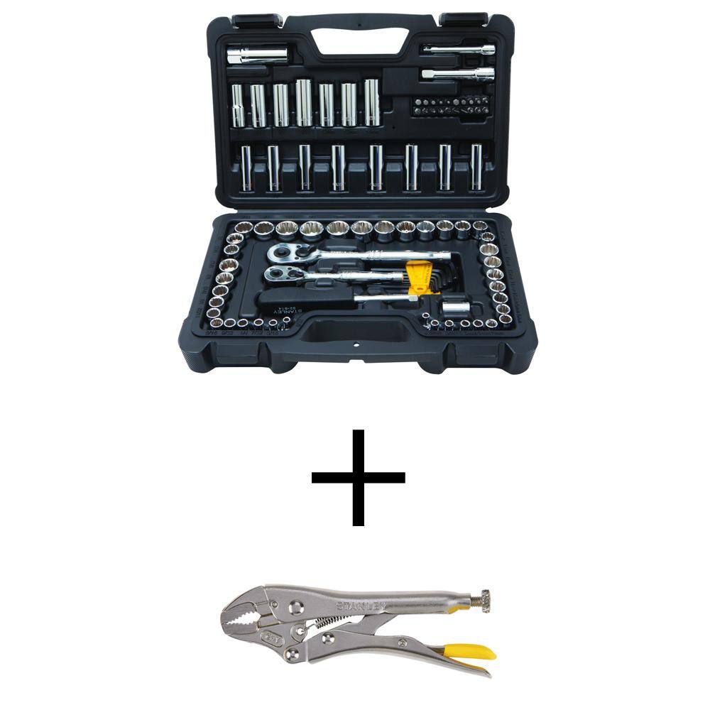 Stanley STMT74858 97-Piece 1/4 in 3/8 in. Drive Mechanics Tool Set