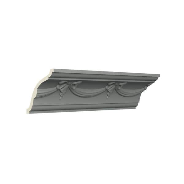 Ekena Millwork Nevada 2.75 in. D x 4 in. W x 96 in. L Polyurethane Crown Moulding