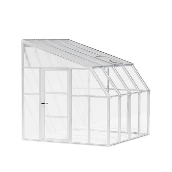 CANOPIA by PALRAM Sun Room 8 ft. x 8 ft. White/Clear Patio Enclosure and Solarium