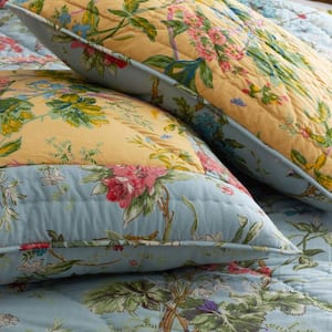 Sorrento Reversible Quilted Multi-Colored Cotton Standard Sham