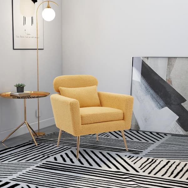 Mustard best sale reading chair