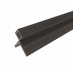 European Siding System 3.19 in. x 3.19 in. x 8 ft. Composite Siding Corner Trim in Argentinian Silver Gray Board