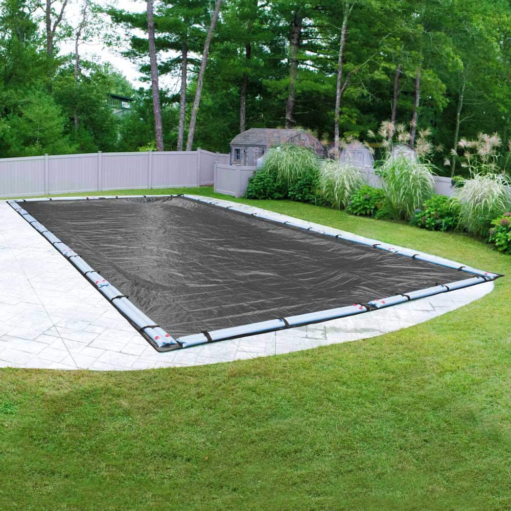 Dura-Guard Mesh 18 ft. x 36 ft. Rectangular Gray and Black Mesh In Ground Winter Pool Cover price history on PriceWatchPro