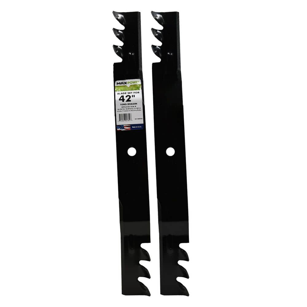 "561380XB 2-Blade Mulching Set for 42"" Exmark and Toro Mowers Replaces 131-3939, 106-2247-03" price history on PriceWatchPro