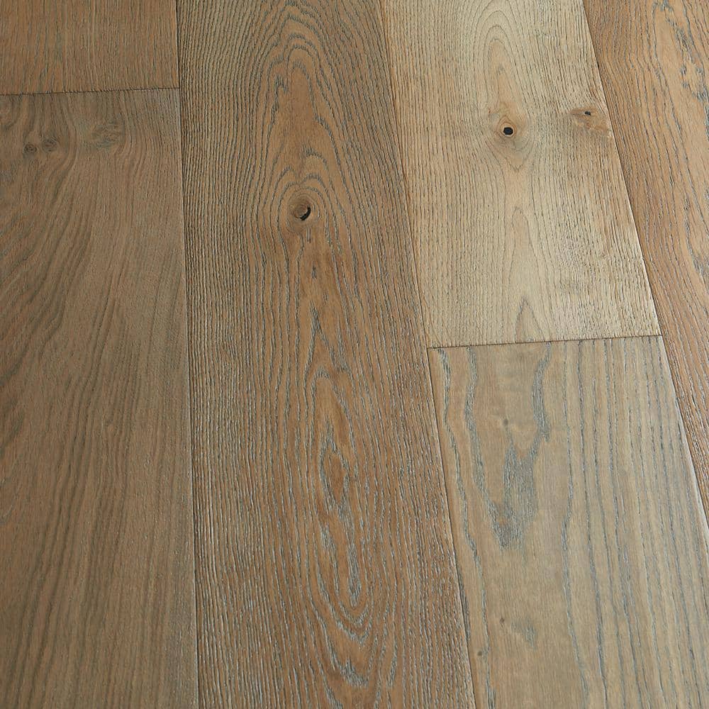 Malibu Wide Plank Take Home Sample - French Oak Santa Barbara 1/2 in. Thick Engineered Hardwood Flooring- 5 in. x 7 in., Medium