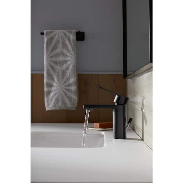 Parallel 9.5 in. Wall Mounted Towel Bar in Vibrant Brushed Bronze