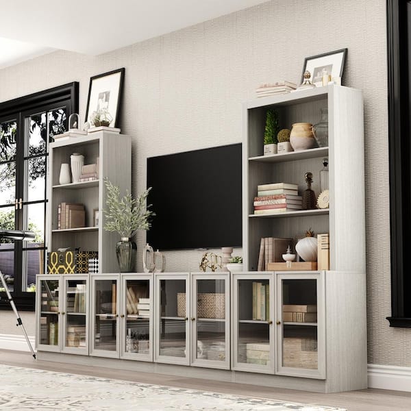 Large tv cabinet with shelves discount