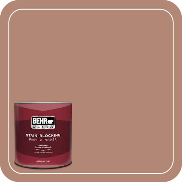 BEHR ULTRA 1 qt. #PMD-98 Painted Skies Extra Durable Flat Interior Paint & Primer