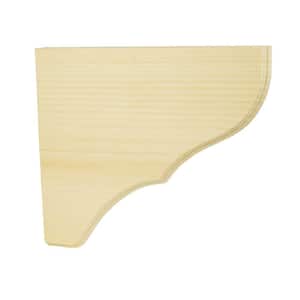 Wood Corbel (Common: 10 in. x 12 in.; Actual: 8.875 in. x 10.625 in.)