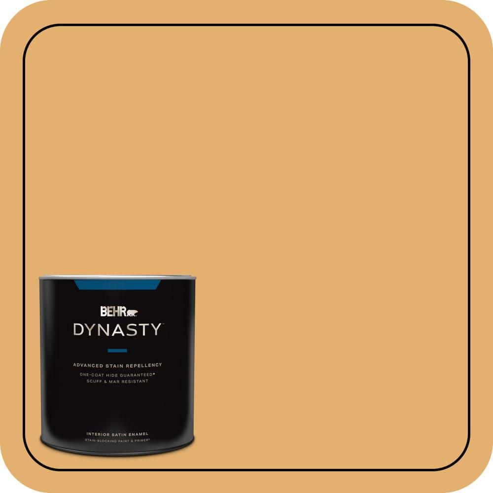 1 qt. #M260-5 Mac N Cheese Satin Enamel Interior Stain-Blocking Paint & Primer price history on PriceWatchPro