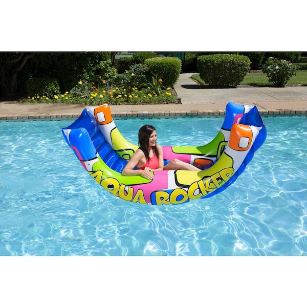 Poolmaster Aqua Rocker Swimming Pool Float 86104 - The Home Depot