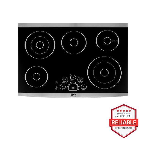 LA3000S ○○リティ LG STUDIO 30 in. Radiant Electric Cooktop in Stainless Steel