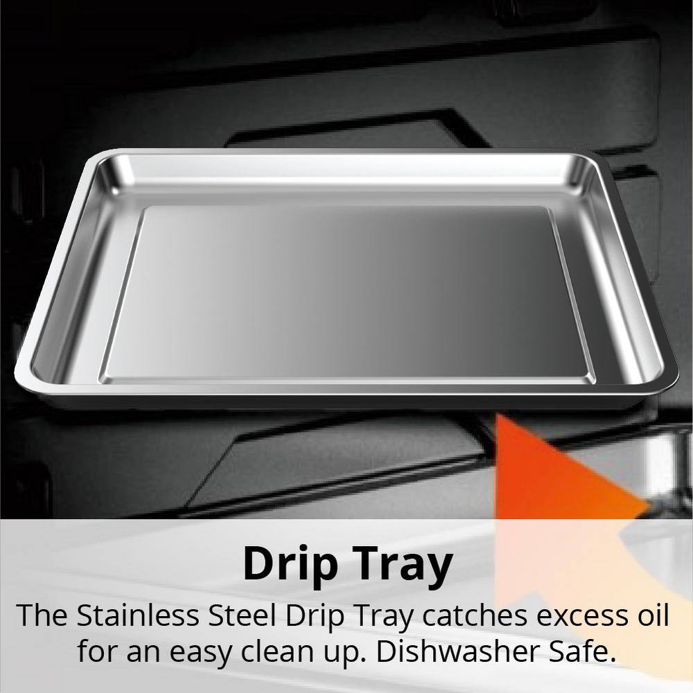 ARIA Allin1 Premium 30 Qt. Stainless Steel Touchscreen Air Fryer