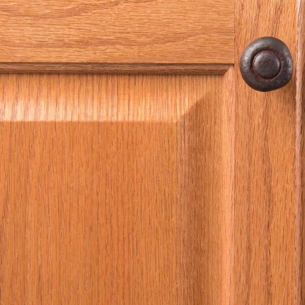 Rustic Iron Matte Mushroom Cabinet Knob with Mounting Hardware