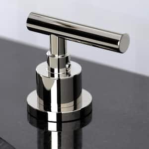 Manhattan 8 in. Widespread 2-Handle Bathroom Faucet in Polished Nickel