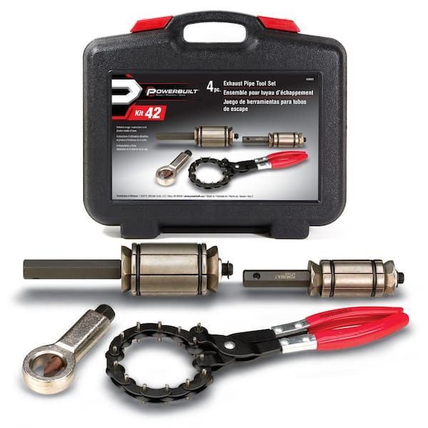 Powerbuilt 4-Piece Exhaust Pipe Tool Kit