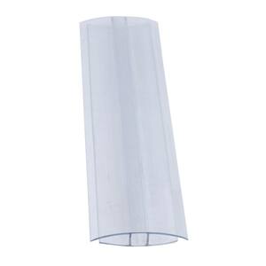 2 in. x 96 in. x 1/4 in. Thermoclear Polycarbonate Multi-Wall H-Channel