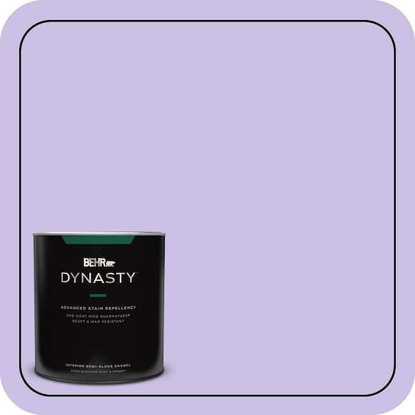 BEHR DYNASTY 1 qt. #P560-3 Party Hat Semi-Gloss Enamel Interior Stain-Blocking Paint & Primer