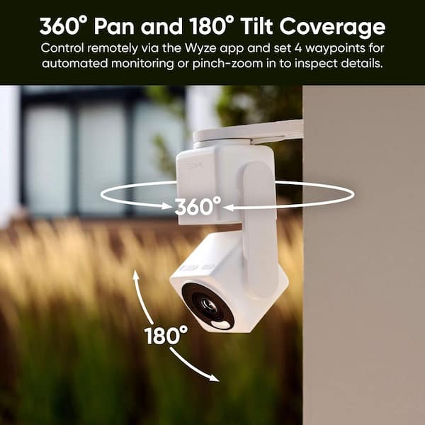 Security Camera Night Vision Ir Lights Wyze Wyze Cam Pan V4, 4K