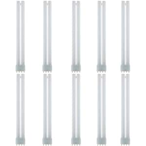 120-Watt Equivalent PL-L 2G11 4-Pin Base CFL Plug In Light Bulb in Bright White 3000K (10-Pack)