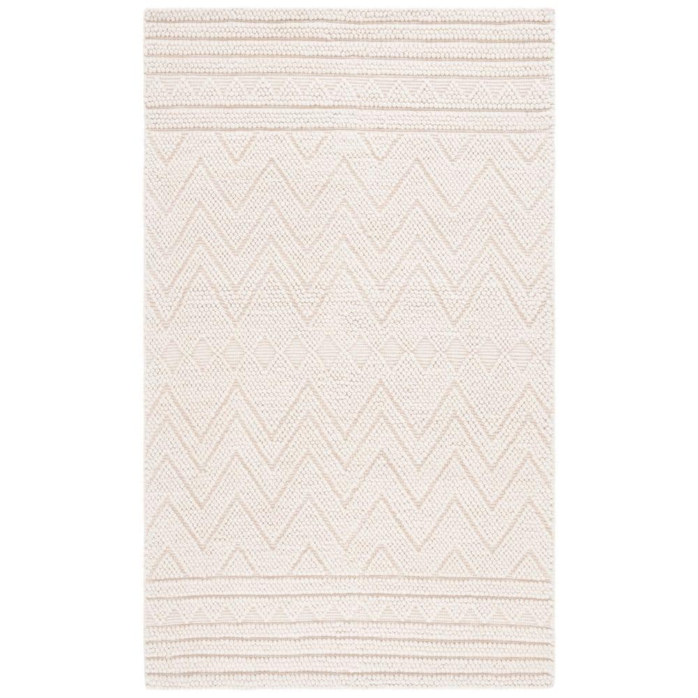Natura 6 ft. x 9 ft. Beige Chevron Striped Solid Color Area Rug price history on PriceWatchPro
