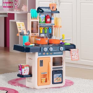Kids Play Kitchen Set Cooking Set with 42-Pieces Toy Kitchen Accessories