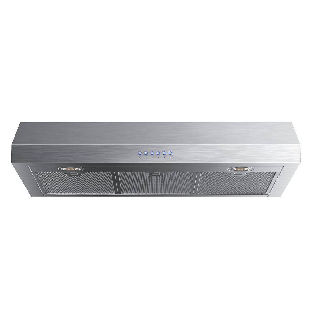 30 in. 600 CFM Ducted Under Cabinet Range Hood in Stainless Steel with 3-Way Venting, Dimmable LEDs and Delay Shutoff price history on PriceWatchPro