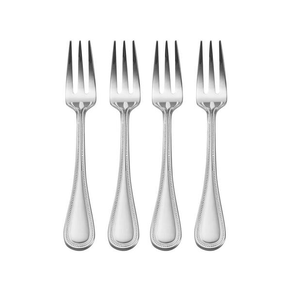 Towle Antique Bead Stainless Steel Cocktail Forks (Set of 4)