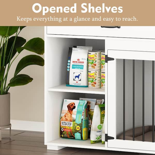 Dog hotsell cage shelf