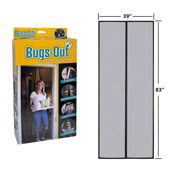 Premium Magnetic Instant Door Screen, 39 in. x83 in.