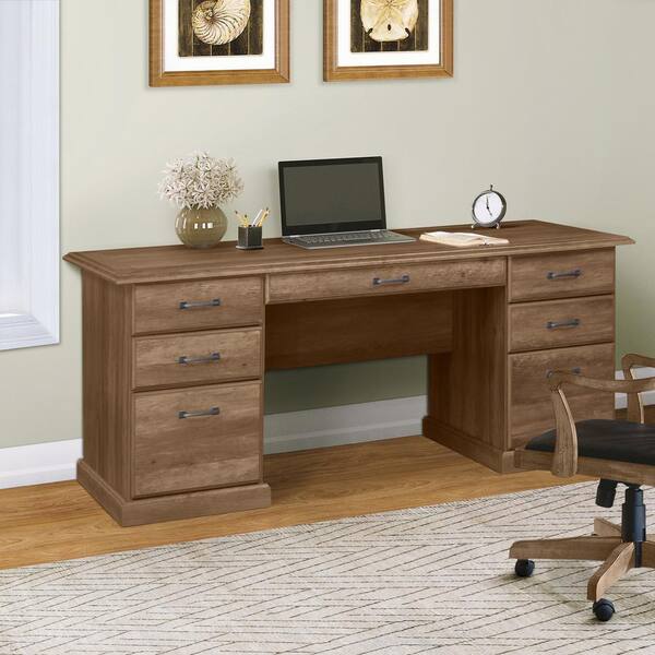 Victorian Style Rustic 66 Large Solid Wood Home Office Executive