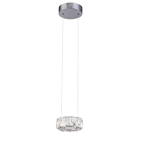Unbranded Mason 1-Light Chrome Pendant