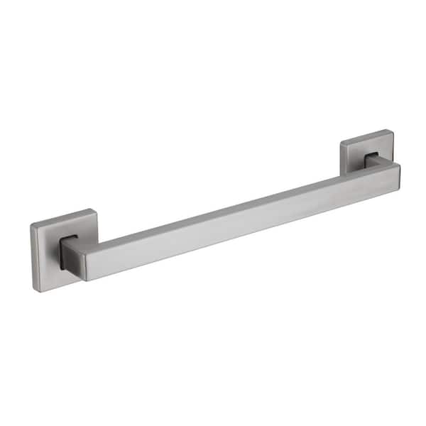Glacier Bay 24 in. Soft Square Style Grab Bar in Stainless Steel
