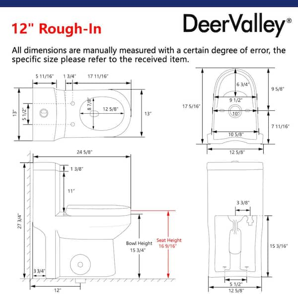 Toilet Rough-In Dimensions: How to Measure a Toilet Accurately – Vevano