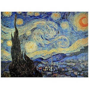 24 in. x 32 in. "Starry Night" Canvas Wall Art