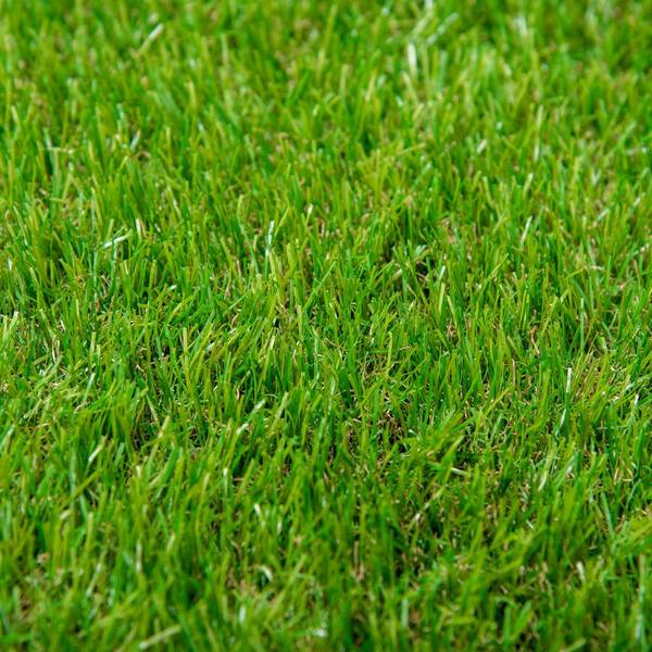 Huluwat 3 ft. x 10 ft. Green Thick Realistic Artificial Grass Rug with Simulated Look and Feel UV Protection 1.25