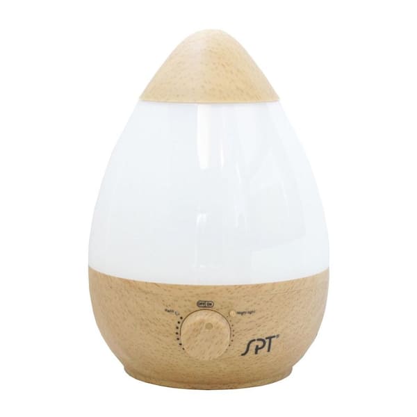 SPT Ultrasonic Cool Mist Humidifier with Fragrance Diffuser (Wood Grain)