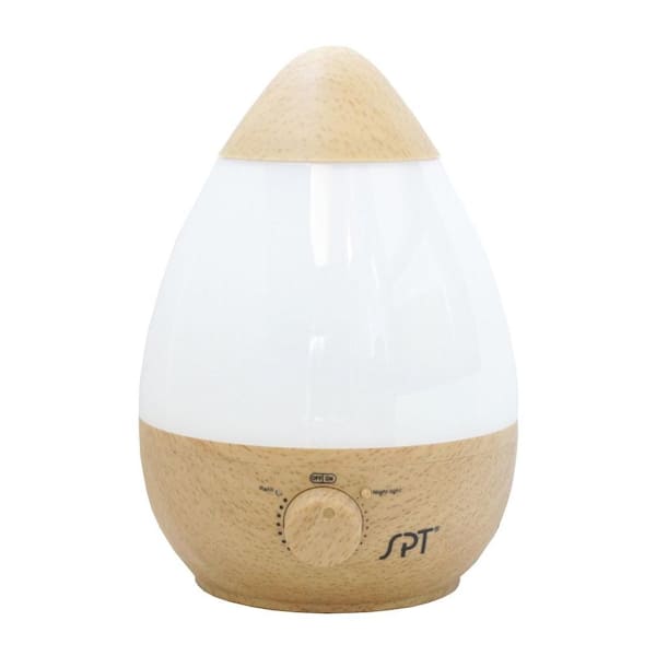Ultrasonic Cool Mist Humidifier with Fragrance Diffuser (Wood Grain)