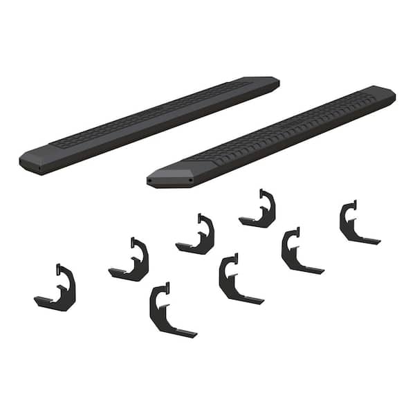 Aries AdvantEDGE Black Aluminum 75-Inch Truck Running Boards, Select Chevrolet Silverado, Tahoe, GMC Sierra, Yukon