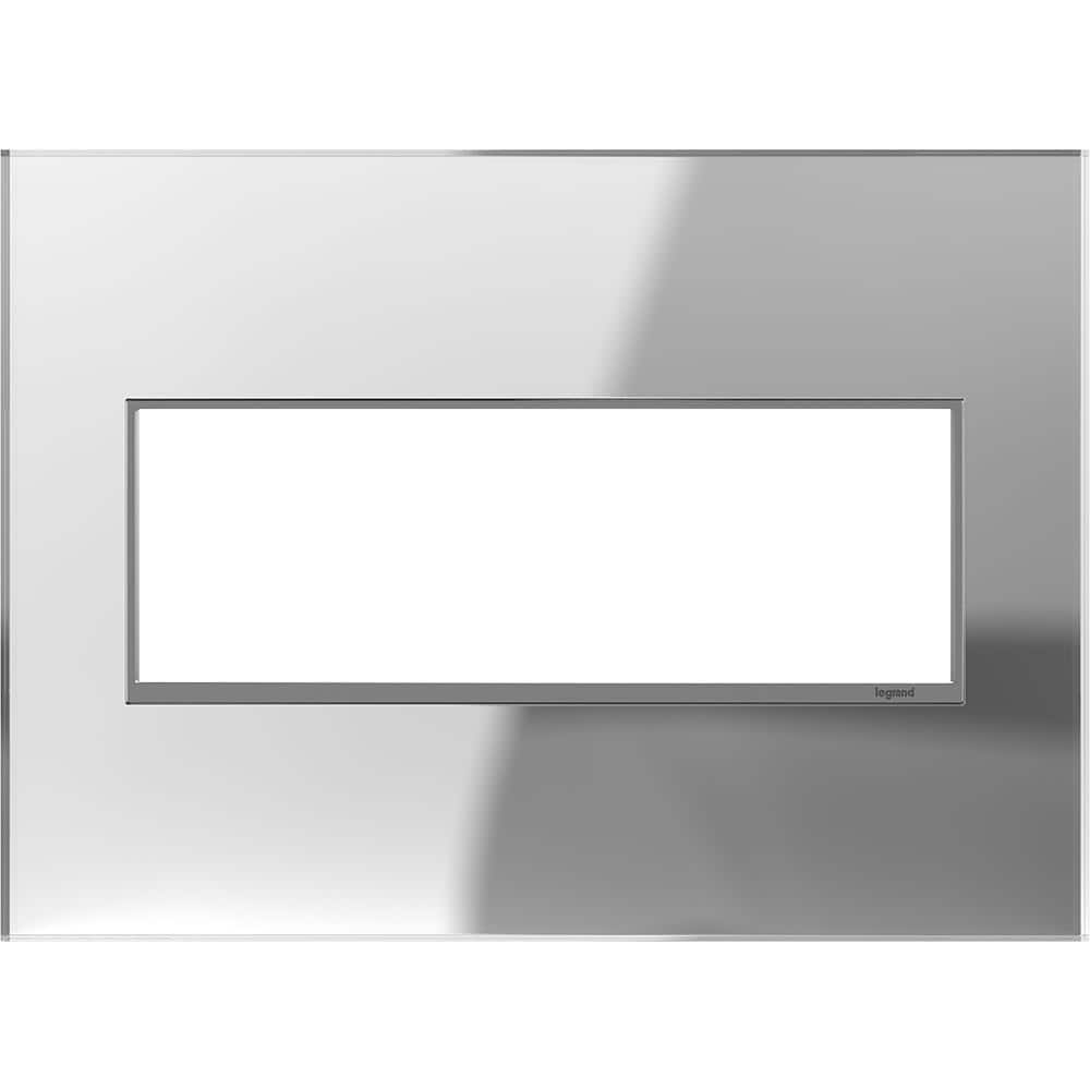 Legrand adorne 3 Gang Decorator/Rocker Wall Plate, Mirror (1-Pack)