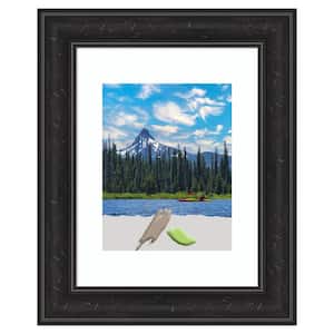 Shipwreck Black Narrow Picture Frame Opening Size 11 x 14 in. (Matted To 8 x 10 in.)