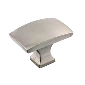 Rosemère Collection 1-3/4 in. (44 mm) x 1-3/16 in. (30 mm) Brushed Nickel Transitional Cabinet Knob
