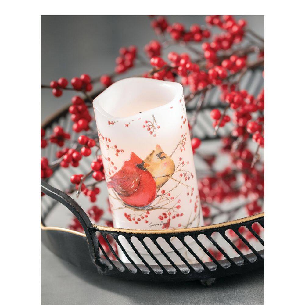 Carson Home Accents LED Candle - Cardinals Appear