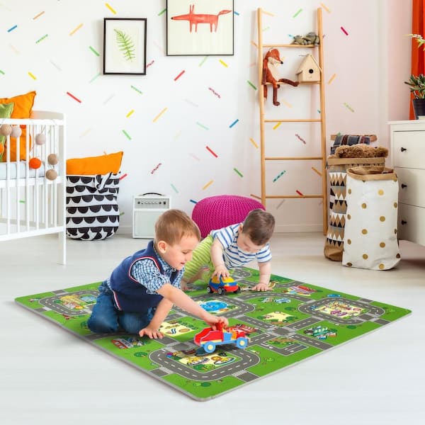 Puzzle Mat Tiles Play Mat Kids Large Foam Waterproof Carpet Floor