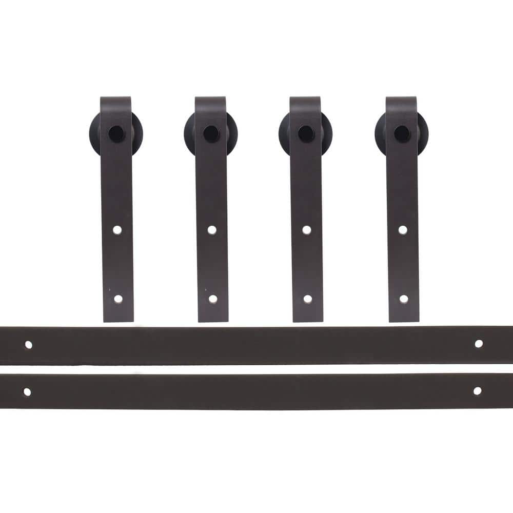 13 ft. Bent Strap Barn Style Sliding Door Track and Hardware 2Set price history on PriceWatchPro