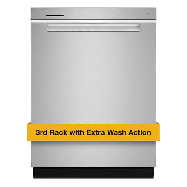 Whirlpool 24 in. BuiltIn Tall Tub Dishwasher in Fingerprint Resistant